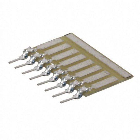 8 Pin SIP Discrete Surface Mount Integrated Circuit Adapter (0.8" x 0.5")