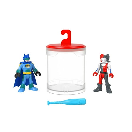 Imaginext DC Super Friends Color Changers Batman & Harley Quinn 3-Piece Figure Set for Kids