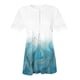 thumbnail image 5 of ICHUANYI Clearance Women V-neck Floral Print T- Fashion Lace Comfortable Female Blouses Tops(Blue, L) ICHUANYI WER2023080700031, 5 of 5