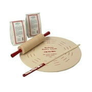 8 Piece Lefse Starter Kit, Non-stick Grill