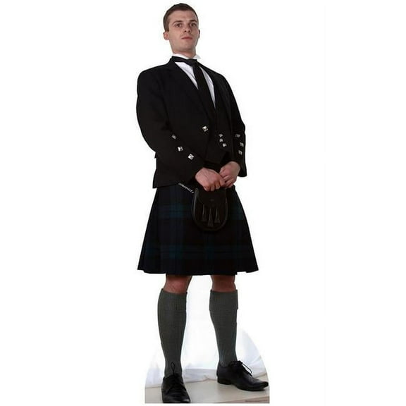 Star Cutouts SC2030 Scottish Man in Kilt Life Size Cardboard Cutout
