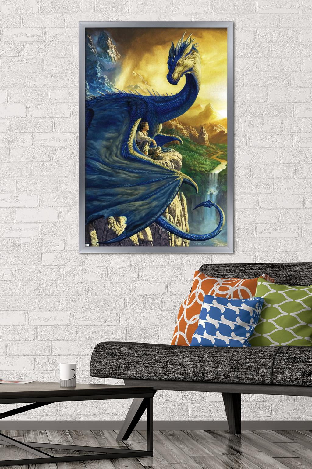 Ciruelo - Eragon Wall Poster, 22.375" x 34", Framed
