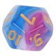 thumbnail image 3 of 3PCS 12 Sides Dice Set 4 Color Waterproof Wear Resistant Acrylic Lightweight Portable Polyhedral Dice for Table Game Blue, Purple and White, 3 of 4