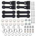 thumbnail image 1 of 42-555 Conjuntos de pestillos con gancho compatibles con Craftsman 109808X Chute Latch 532109808X 160793 para Husqvarna 532160793 160793 723-0383 532109808, 1 of 1