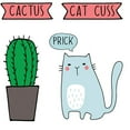thumbnail image 3 of CafePress - Funny Cat And Cactus - 15 oz Ceramic Large White Novelty Mug, 3 of 4