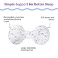 thumbnail image 4 of Almohada Lateral para Embarazo, Hojas Grises Que Caen, portátil, Almohadas de Embarazo de Apoyo para Dormir de Lado, diseño Que se Mantiene en su Lugar, con Panel Central elástico Que Crece, 4 of 7