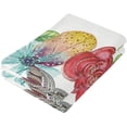 thumbnail image 3 of Coolnut Owl Soft Hand Towels, 2 PcsAbsorbent Bath Towel Decorative Fingertip Towels for Bathroom Gym Spa Hotel Beach Swimming Pool,14.4"x 28.3", 3 of 6