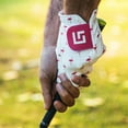 thumbnail image 2 of Uther DURA Golf Glove - Men's Left, Large Size, Flamingo Print | Durable, Comfortable, Tailored Fit with Zip Pouch, 2 of 6