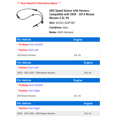 thumbnail image 2 of ABS Speed Sensor with Harness - Compatible with 2009 - 2014 Nissan Murano 3.5L V6 2010 2011 2012 2013, 2 of 2