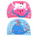 thumbnail image 1 of 2 Pcs Casquettes de Natation Mode Protection des Oreilles Casquettes de Natation Étanches pour Enfants, 1 of 7