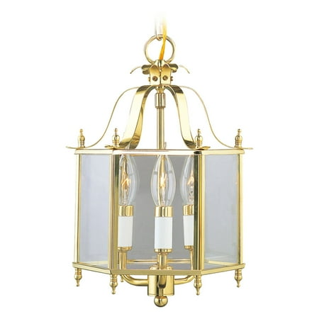 - Livex Lighting Livingston 3 Light Convertible Chain Hang/Ceiling Mount