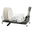 thumbnail image 2 of IRIS 1-tier Slim-sized Disk Rack with Drain Spout, Black, 2 of 10