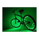 Feux de roue de vélo SALALIS - Lumières de rayons de vélo - Rouge, Bleu, Vert - Sport