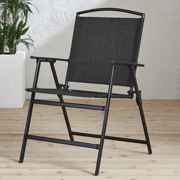Chaise pliante en tissu tendu Carlington de Mainstays