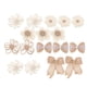 thumbnail image 1 of ADDHAT 18Ud Flores De Lino Y Lazo Para Decorar Ropa Accesorios Artesanales Resistentes, 1 of 6