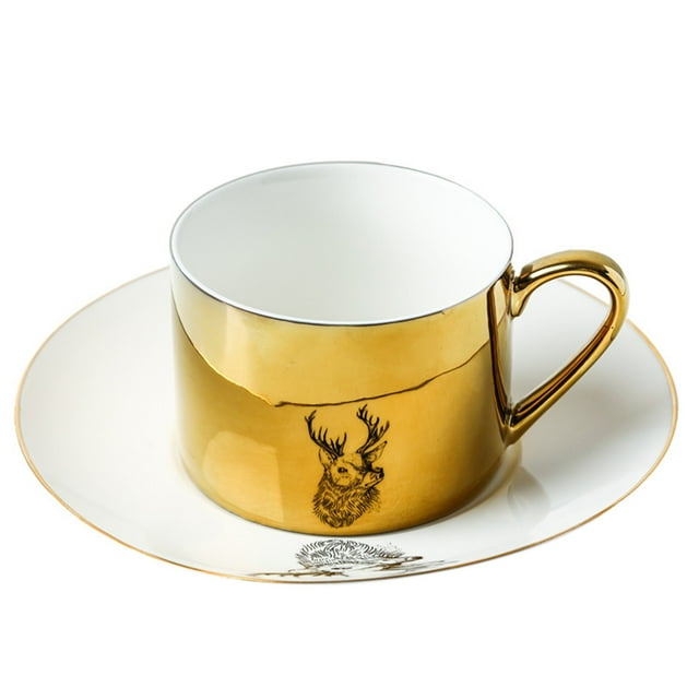 Liquidation! Tasse à Café Créative avec Reflection en Mouvement, la Reflection Bouge avec la Rotation de la Tasse, Tasse à Café et Tasse à Thé Boîte Extensible pour Mollets Liquidation d'Été #61