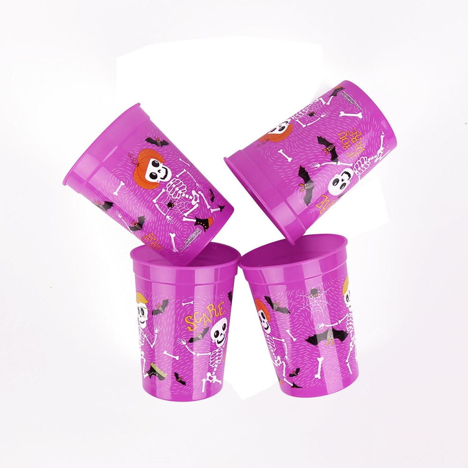 4PK GOBELETS-SQUELETTE