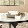 thumbnail image 2 of Jamie Young Co Paradise Bone Decorative Tray Gray Fabric, 2 of 4