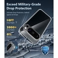 thumbnail image 4 of HZXC-for Google Pixel 10/10-Pro Case: Pixel 9/9 Pro Non-Yellowing Clear Slim Case | Rugged Anti-Drop Shockproof Scratch Protective Thin Transparent Crystal Cell Phone Cover(Clear), 4 of 4