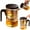 A, variant on Glass Floating Teapot with Stainless Steel Strainer, Large Capacity Borosilicate Glass Teapot, One Click Filtration Tea Separation Brewing Pot, Includes 1 Teapot
