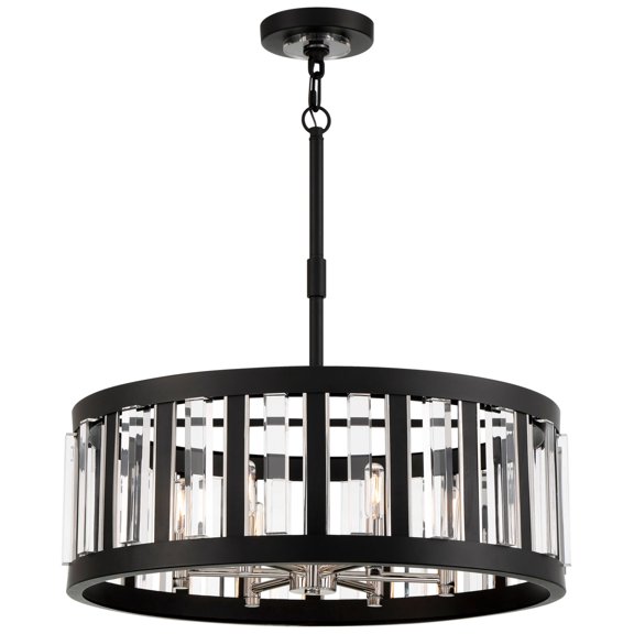 Minka Lavery Minka-Lavery Majestic Splendor 25.5" Wide Coal Finish 6-Light Pendant