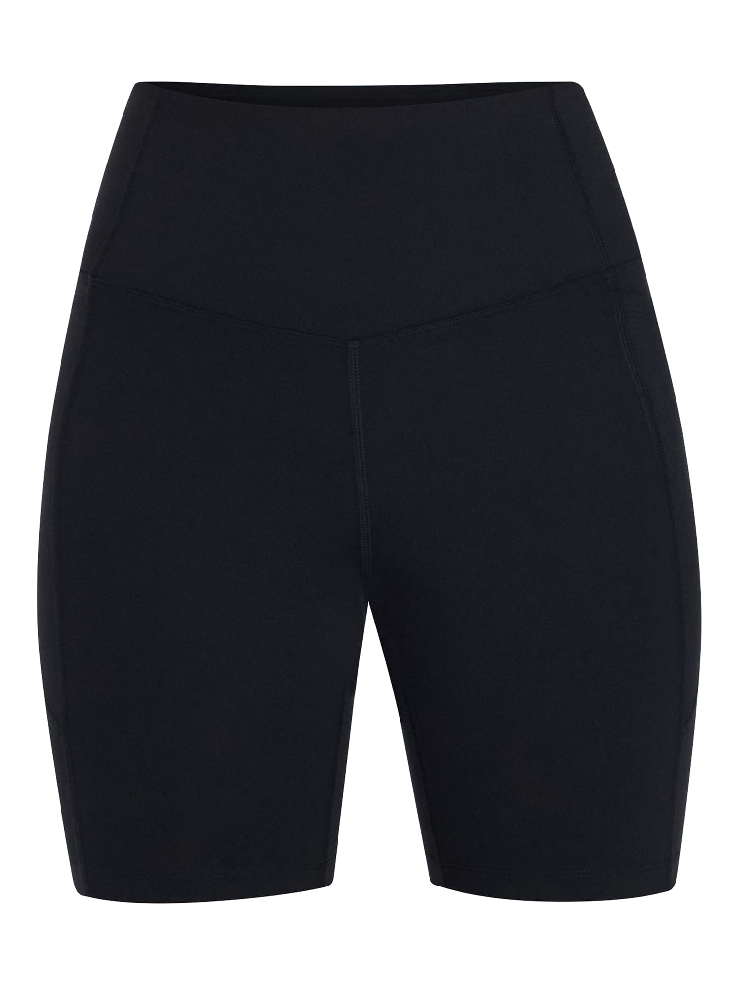 Athletic Works Women's and Women's Plus High Rise Bike Shorts, 7" Inseam, Size XS-4X
