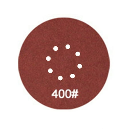 

9 Inch 8 Hole Red Sand 225Mm Velvet-Backed Disc Sandpaper Self-Adhesive Flocking 400#