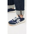 thumbnail image 3 of Tory Burch Women's Destiny Trainer Sneakers, Retro Navy/Retro Navy/Purity, Blue Lace Up, 3 of 3