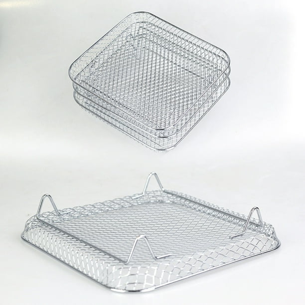 Rejilla Para Freidora De Aire De 3 Capas Rejilla para parrilla de 3 capas de acero inoxidable para el hogar cocina horno vaporera utensilios de cocina Sywqhk Libre de BPA