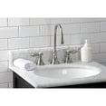 thumbnail image 2 of Kingston Brass KS2988BAL Heirloom Widespread Bathroom Faucet with Brass Pop-Up, Brushed Nickel, 2 of 8