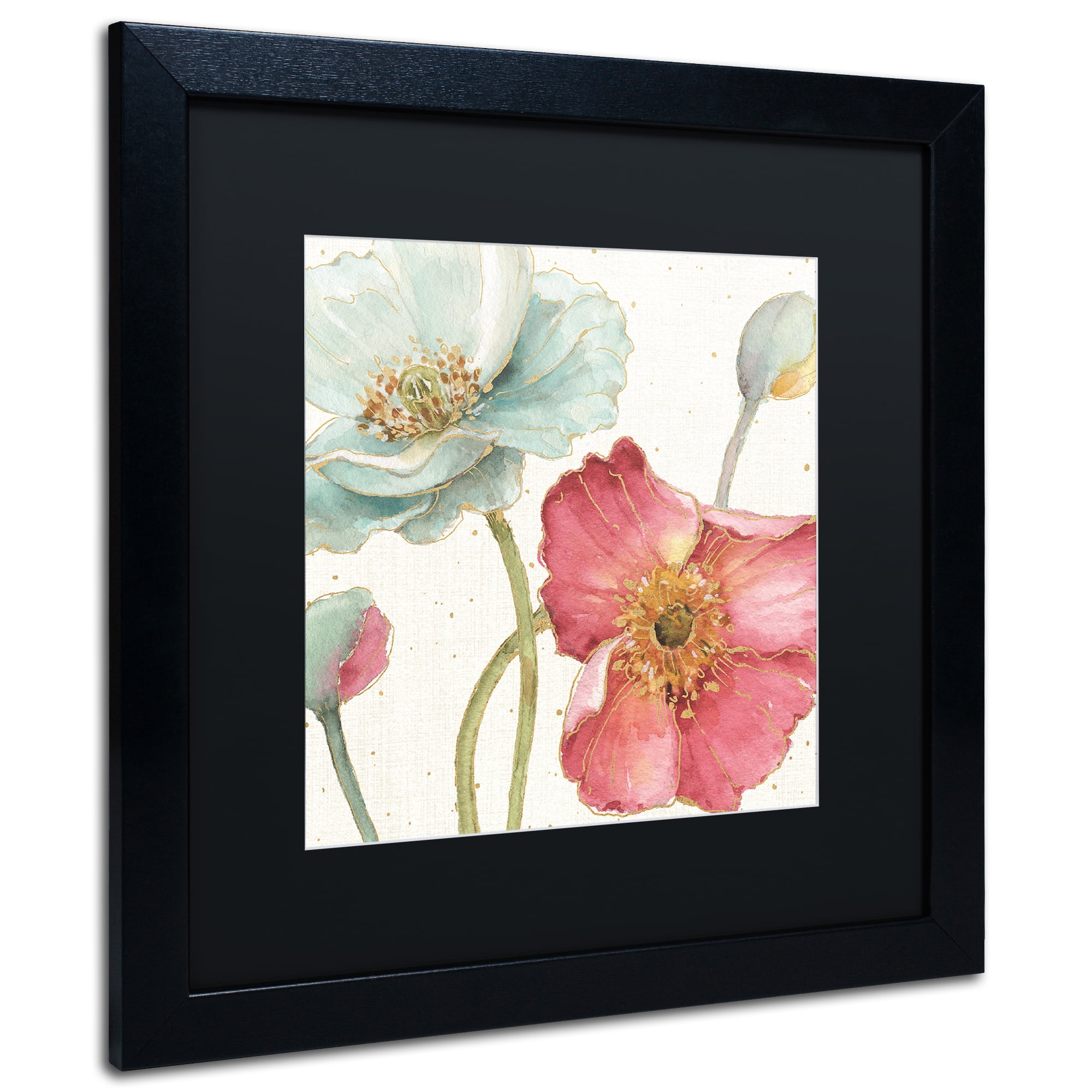 Lisa Audit 'Spring Softies II' Matted Framed Art