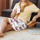 thumbnail image 5 of Fotbe Retro Train Pantalones Cortos de Pijama para Hombre, Ropa de Dormir, Pantalones de Pijama Cortos para Hombre-3X-Large, 5 of 6