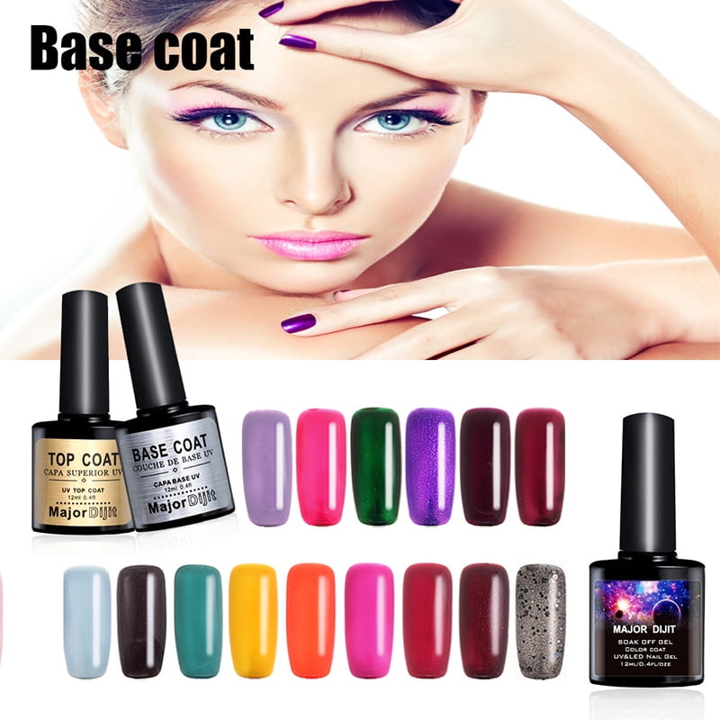 12ml Modelones Nails Varnish Base And Top Coat For Nail Gel Polish 2Pcs