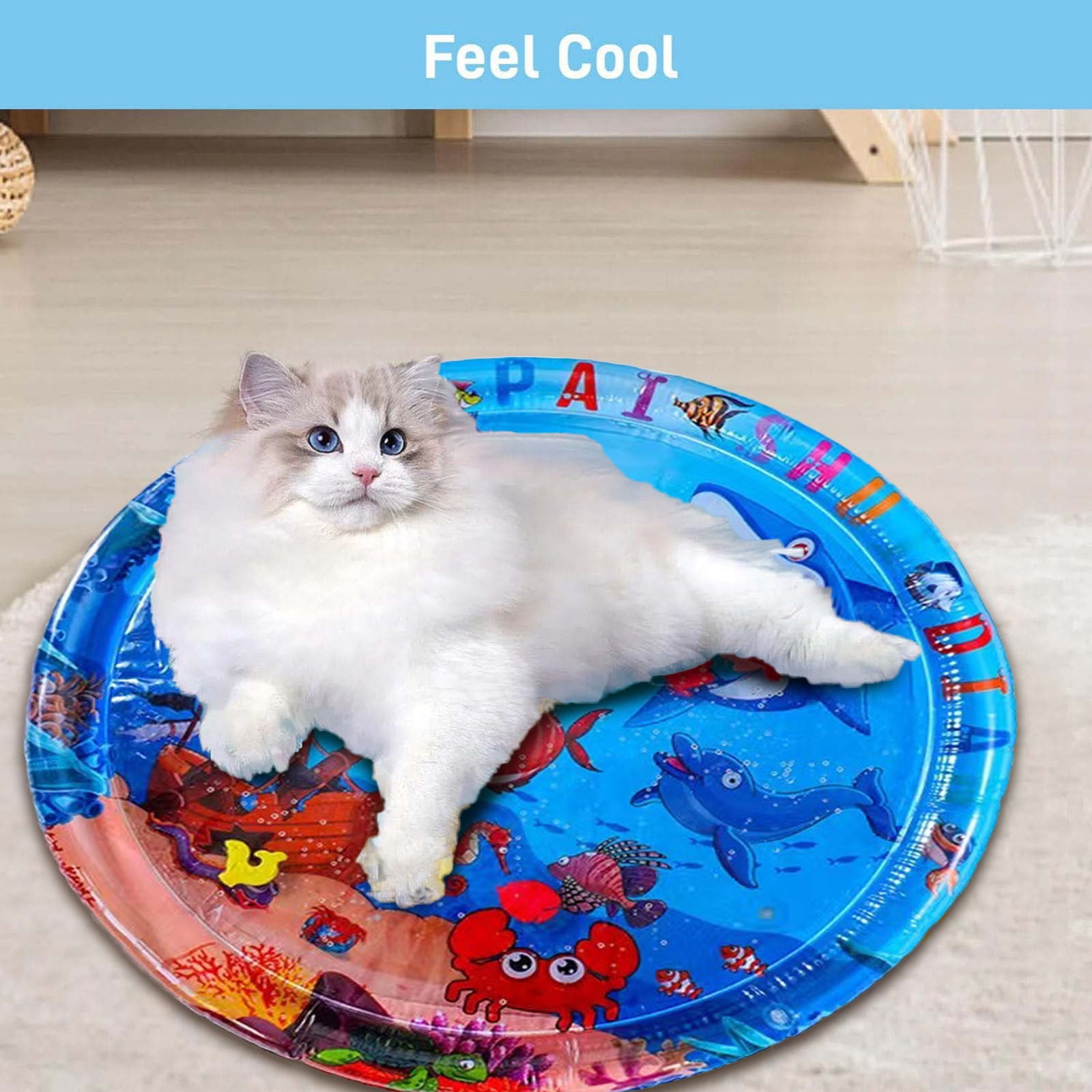 BVCL Water Playmat Thickened Water Pads Mat For Dogs/ Sensory Playmat With For Play Adult Play Mat Feel Cool Comfort