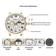 thumbnail image 4 of Reloj Curren Análogo Hombre Caballero Acero Original 8427 Color de la correa Plateado/Blanco Color del fondo Silver Gold Black, 4 of 6