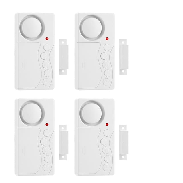 Door Opening Sensor, Wireless Time Delay Door Alarm Anti-theft Door Window Security Alarm Refrigerator Alarm Door Sensor