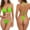 012Green, variant on Womens Two Piece Swimsuits Microkini Sexy Swimwear Halter String Triangle Bikini Sets Mini Bathing Suit