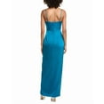 thumbnail image 2 of Liv Foster womens  Satin Cowl Maxi Dress, 10, Blue, 2 of 3
