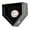 Black, variant on 1 Baseball Ball Display Case Cabinet - Home Plate Shaped