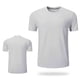 thumbnail image 4 of Tops para hombre, blusas y camisas de manga corta con cuello redondo para hombre, camisetas casuales holgadas deportivas transpirables de media manga de color liso para hombre, blusas de manga corta c, 4 of 6