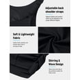 thumbnail image 3 of BALEAF Tankini Tops for Women High Neck Swim Top Modest Bathing Suit Top Long Tank Top for Swimming Black 44, 3 of 7