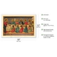 thumbnail image 2 of The Last Supper - Vintage Religious Art by Ugolino di Nerio c.1325 - Master Art Print (Unframed) 12in x 18in, 2 of 3