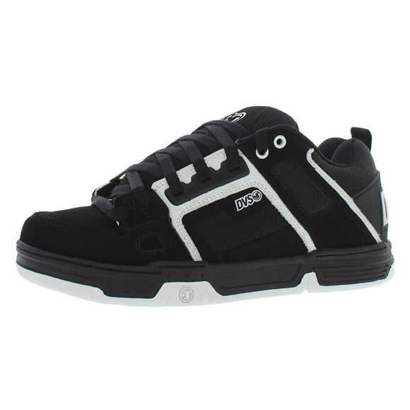 Zapatilla de skate DVS Comanche para hombre en nobuck blanco y negro