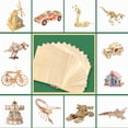thumbnail image 4 of Láminas de tilo QSjqllo de 12 x 12 cm y 3 mm de grosor para corte por láser, 4 of 7