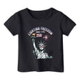 thumbnail image 6 of Byoo Toddler Boys' Statue of Liberty Patriotic T-Shirt Casual Short Sleeve Graphic Tee Shirt Children Summer Soft Pullover Top ，2-3 T, 6 of 6