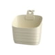 thumbnail image 2 of Caja De Almacenamiento De Plástico Cesta organizadora apilable de plástico beige para montaje en pared, ideal para encimeras de cocina y baño (1 pieza). Rkxzt, 2 of 9