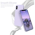 thumbnail image 3 of Compatible with iPhone X Case,Ultra Slim Fit iPhone Xs Case Liquid Silicone Cover with Full Body Protection Anti-Scratch Shockproof Bumper,Soft Microfiber Lining 5.8 inch, (Cloud Mauve), 3 of 5