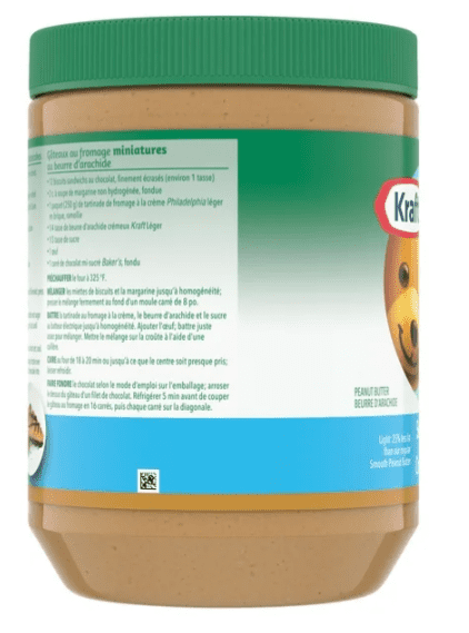 Kraft Smooth Peanut Butter, Light, 2kg (4 Pack)