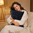 thumbnail image 5 of PryvnHome Chenille Throw Pillow Covers, Soft Slub Textured Decorative Cushion Case for Couch Bed Sofa Living Room, 45x45cm, 5 of 7