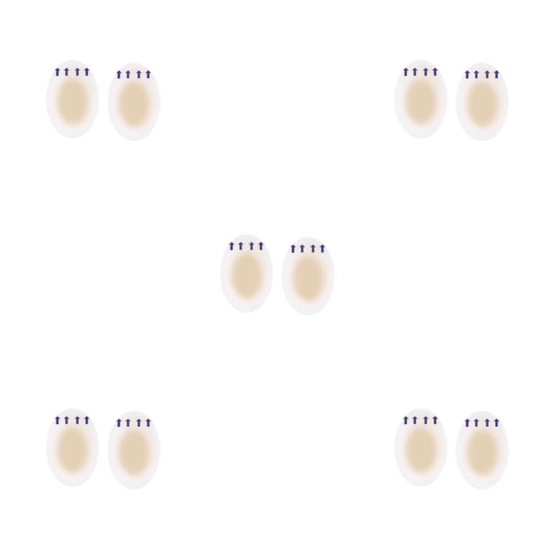 Sonducket Almohadillas protectoras de Gel para el talón, 2 uds., pegatinas para calzado, cintas de piel resistentes al desgaste, parches de Type2 NO2
